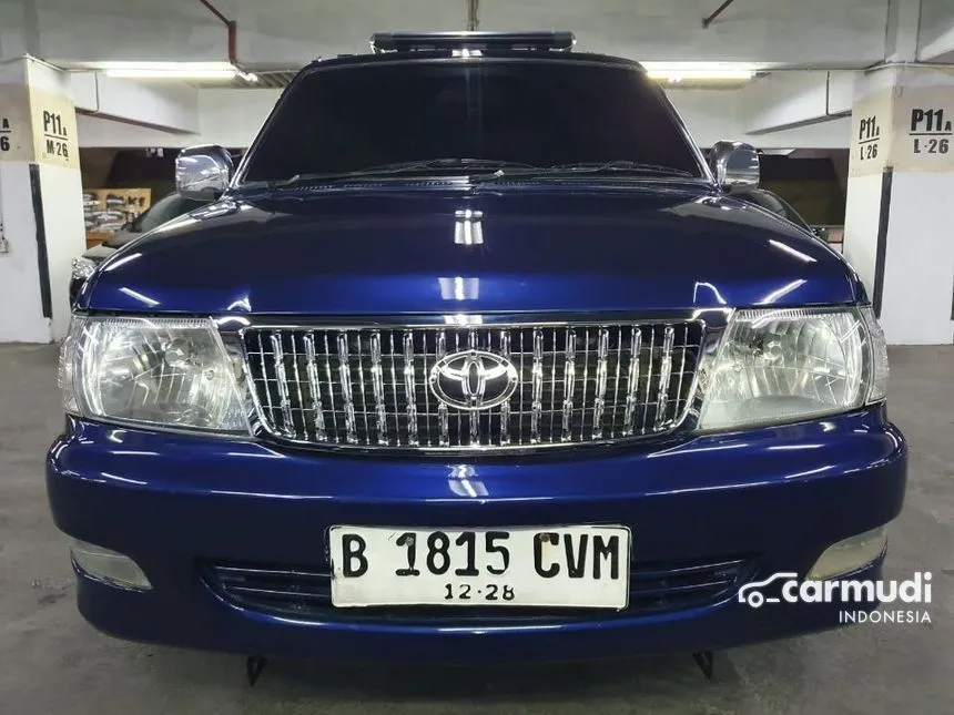 Jual Mobil Toyota Kijang 2002 Minibus GL Long (LGX) 1.8 di DKI Jakarta Manual MPV Biru Rp 68.000.000