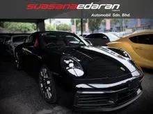2021 Porsche 911 3.0 Carrera S Coupe Full Red Leather 14-Ways Power + Memory Seats PDLS Plus LED Headlights Sport Chrono Sport Exhaust 20/21 RS Spyde
