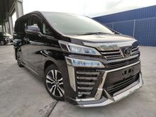2018 Toyota Vellfire 2.5 Z G Edition MPV 2.5 ZG JBL Home Theater Sound System 360 Camera Modelista Kit PCS LKA BSM DIM Unreg