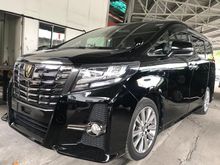 2016 TOYOTA ALPHARD 2.5 SA TYPE BLACK SPECIAL PROMOTION BAGI JADI JAA