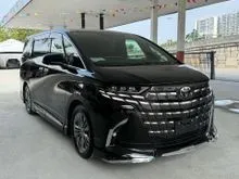 2025 Toyota Alphard 2.5 Z Modelista MPV * HEAD UP DISPLAY * ORIGINAL JAPAN BODYKIT * DIM * BSM * SIDE STEP * POWER BOOT *