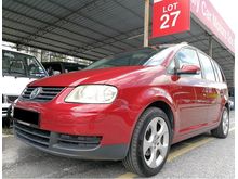 2006 Volkswagen Touran 1.6 FSI (A) PETROL / PREMIUM MPV / TIP TOP / 1 OWNER