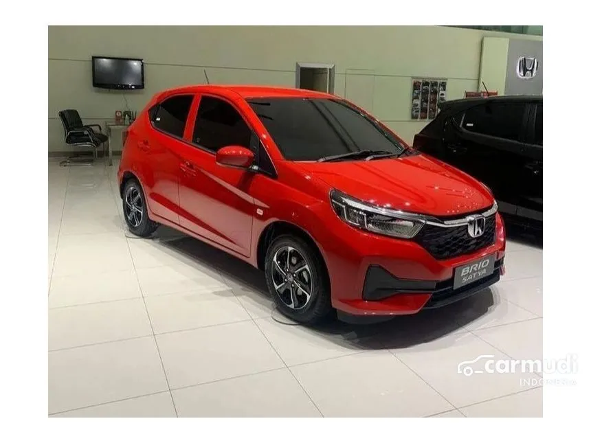Jual Mobil Honda Brio 2024 E Satya 1.2 di Jawa Barat Automatic Hatchback Merah Rp 183.000.000