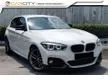 Used 2016 BMW 120i 1.6 M Sport Hatchback (A) WITH 2 YEARS WARRANTY FACELIFT MODEL DVD PLAYER PADDLE SHIFT