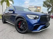 2021 Mercedes-Benz AMG GLC63 4.0 S 4MATIC+ Coupe S/ROOF,HUD,BURMESTER SURROUND SOUND,HUD,360 CAM,POWER TAILGATE,VALVED TITANIUM  EXHAUST JPN UNREG