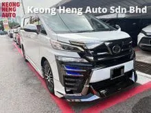 2017 Toyota Vellfire 2.5 ZG Facelift Registered 2020 Sunroof Modelista Kit DVD Monitor Power Boot Free 2 Years Warranty
