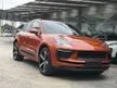 Recon 2022 Porsche Macan 2.0 SUV FACELIFT, SPORT CHRONO PACKAGE, KEYLESS ENTRY & PORSCHE IGNITION KEY, PANORAMIC SUNROOF, PDLS+, BOSE SOUND, 360 CAMERA