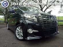 2015 TOYOTA ALPHARD 2.5 S-PKG SURROUND 4 CAM 3 YEARS WARRANTY RECON UNREG