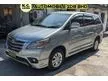 Used 2015 Toyota Innova 2.0 G MPV - FREE 3 YEARS WARRANTY - Cars for sale