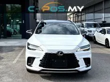 2024 Lexus RX 350 2.4 F Sport Handling SUV / 5A Unit / 6k Milleage / BSM / HUD / 360 Surround Cam / TALA15 / RX350 F Sport / RX350 / F Sport / PanRoof
