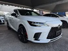 2023 Lexus RX 350 2.4 F Sport Handling SUV-14000KM, 5A GRADE, SUNROOF, ORANGE CALIPER, DIM, HUD, BSM, 360 CAMERA, INT BLACK, JUST ARRIVE, TIPTOP COND