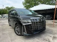 2021 Toyota Alphard 2.5 S Type Gold MPV JBL SOUND/360 CAMERA/DIM/BSM/PRE CRASH/POWER BOOT UNREGISTERED
