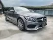 Recon 2018 Mercedes-Benz C180 1.6 Sports Plus Coupe, Leather Exclusive, Panaromic Roof, Mileage 18,000Km - Cars for sale