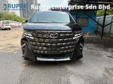 2025 Toyota Alphard 2.5 Z Sun Roof TV JBL Sound BSM DIM HUD Up Display Side Step LED Light New Car 6A Good Condition Nice Like