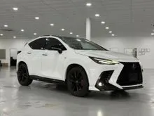 FULL SPEC 2022 Lexus NX 350 2.4 F Sport - TRD BODYKIT  - MARK LEVINSON - RED LETHER - PANORAMIC ROOF - REAR ELECTRIC SEAT - READY STOCK