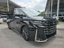 2025 Toyota Vellfire 2.4 Z Premier MPV Sunroof 360 Camera PCS LDA HUD DIM BSM PB Unreg