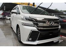 2017 Toyota Vellfire 2.5 ZG MPV (A) UNREG