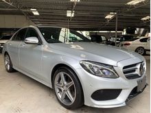 2016 Mercedes-Benz C200 2.0 AMG - Full Spec - Low mileage - Full black interior - JAPAN - UNREG - CNY SPECIAL