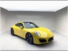 2018 Porsche 911 3.0 Carrera Coupe Kondisi Super Mulus. ATPM EXTENDED WARRANTY. Racing Yellow On Brown. ANTIK 6,xxx KM. HARGA BEST DEAL NEGO YA