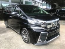 2016 Toyota Vellfire 2.5 Z G Edition MPV PRE CRASH SUNROOF MOONROOF