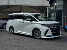 2025 Toyota Alphard 2.5 Z Modelista / Free Warranty & 4 New Tyre / Sunroof / 7 Dim Lights / 9,700 KM / Grade 5A