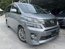 2011/2015 Toyota Vellfire 2.4 ZG Pilot Seat 1 VVip Owner Low Mileage Power Door Power Boot