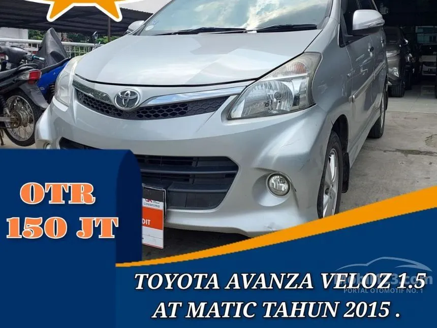 Jual Mobil Toyota Avanza 2015 Veloz 1.5 di Jawa Barat Automatic MPV Silver Rp 150.000.000