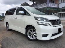 TAK TIPU TAHUN!!! 2010 TOYOTA VELLFIRE 2.4 Z PLATINUM SELECTION (A) DBA-ANH20W POWER BOOT & 2 POWER DOOR