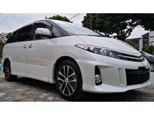 2013 TOYOTA ESTIMA 2.4 AERAS JAPAN SPEC UNREG SELLING PRICE ( RM 149,000.00 NEGO ) CAR BODY - WHITE COLOR ( 0963 )