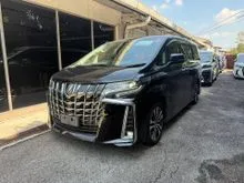 2021 Toyota Alphard 2.5 G SC PILOT SEAT ** JBL SPEAKER / 4 CAMERA / SUNROOF / REAR TV / 3 EYE LED / DIM / BSM / AUTO PARKING ** 8 YEAR WARRANTY **