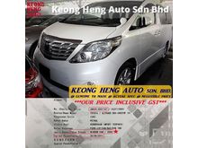 (ACTUAL YR MADE 2OO8)(GST INCLU)(REG 2O11)(1 OWNER)(LOW MILE)(2PD 7S)(TIPTOP)(KL CHERAS AREA) TOYOTA ALPHARD 2.4 S MPV