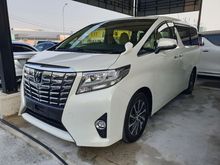 2016 Toyota Alphard 2.5 G UNREG CLEAR STOCK