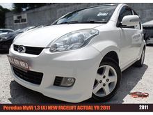 Perodua MyVi 1.3 (A) NEW FACELIFT ACTUAL YEAR MAKE 2011
