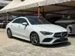 GRADE 5A / 17,000km 2021 Mercedes-Benz CLA180 1.3 AMG Premium Plus (PANAROMIC ROOF, 4 CAM, HUD, BSM, PREMIUM SOUND)