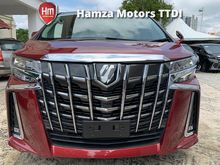 RED UNREG 2018 TOYOTA ALPHARD 2.5 SC PANORAMIC