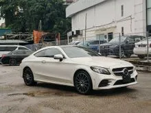 2021 Mercedes-Benz C180 1.5 AMG Line Coupe - Grade 5A, 15K KM Only, MultiBeam LED Headlights, Panoramic Roof, Airmatic Suspension, 19 Inch Sport Rim