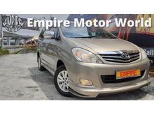 2009 Toyota Innova 2.0 G MPV - VVT-I 8 SEATER - NEW FACELIFT - FULL BODYKIT - FULL LEATHER SEAT - PREMIUM FULL SPECS - ( WXX 1122 ) 1 CAREFUL OWNER