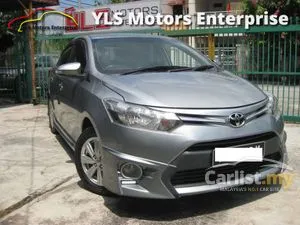 2015 Toyota Vios 1.5 E Sedan Ori TRD Bodykits LED Daylights 2 Airbags ABS Auto Folding Side Mirrors Immaculate Conditon 1 Owner
