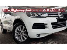 Volkswagen Touareg 3.6 V6 FSI SUV Done 77K Service by VW Malaysia Year Made 2012