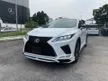 Recon 2020 Lexus RX300 2.0 F Sport SUV TRD Bodykit, 360 Camera, Panoramic Roof, Wireless Charging, 5A - Cars for sale