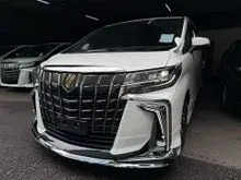 2021 Toyota Alphard 2.5 S GOLD SUNROOF BSM  (PROMOTION PRICE) HALF LEATHER ,POWER BOOT ,2 POWER DOOR ,APPLE CAR PLAR ,PRE CRASH , UNREG