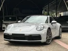 2021 Porsche 911 3.0 Carrera 4S Black and Mojave Beige Interior Sport Chrono Exhaust Sunroof Bose