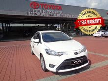 2015 Toyota Vios 1.5 E AT - FULL LOAN + FREE 1 YEAR WARRANTY + FREE 1 YEAR SERVICE BY AUTHORIZED TOYOTA DEALER