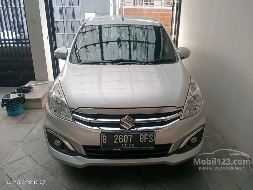 Jual Mobil Suzuki Ertiga 2015 GX 1.4 di DKI Jakarta Automatic MPV Silver Rp 141.000.000