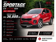 2017 Kia Sportage 2.0 GT Line SUV Tip Top Condition High Loan Senang Lulus