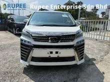 2021 Toyota Vellfire 2.5 Z 7Seather Black Interior LED Light Camera Low Mileage Two Power Door Push Start 4.5B Good Condition Nice Car