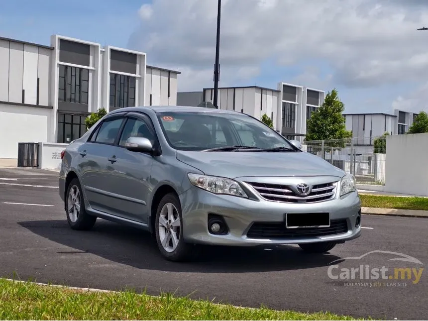 2013 Toyota Corolla Altis E Sedan