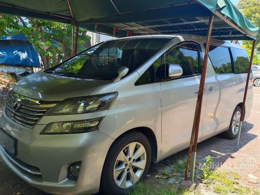 Jual Mobil Toyota Vellfire 2009 V 2.4 di Jawa Barat Automatic Van Wagon Silver Rp 235.000.000