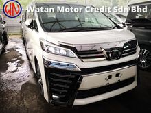 2018 Toyota Vellfire 2.5 ZG FACELIFT SUNROOF 360 CAM PRE CRASH UNREG