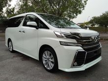 2015 Toyota Vellfire ZA 2.5 Spec ***Premium Warranty***High Trade In***No SST Stock***